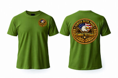 Served with Pride Combat Veteran  T-Shirt (8 Colors)