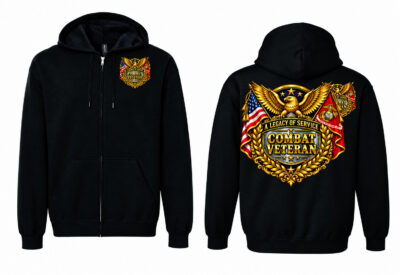 Legacy Veteran USMC Full Zip Sweat Jacket