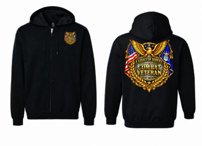 Legacy Veteran US Air Force Full Zip Sweat Jacket