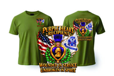 Unbroken in Spirit — Army Purple Heart T-Shirt (8 Colors)