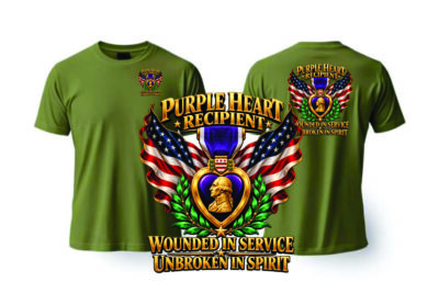 Unbroken in Spirit — Purple Heart T-Shirt (8 Colors)